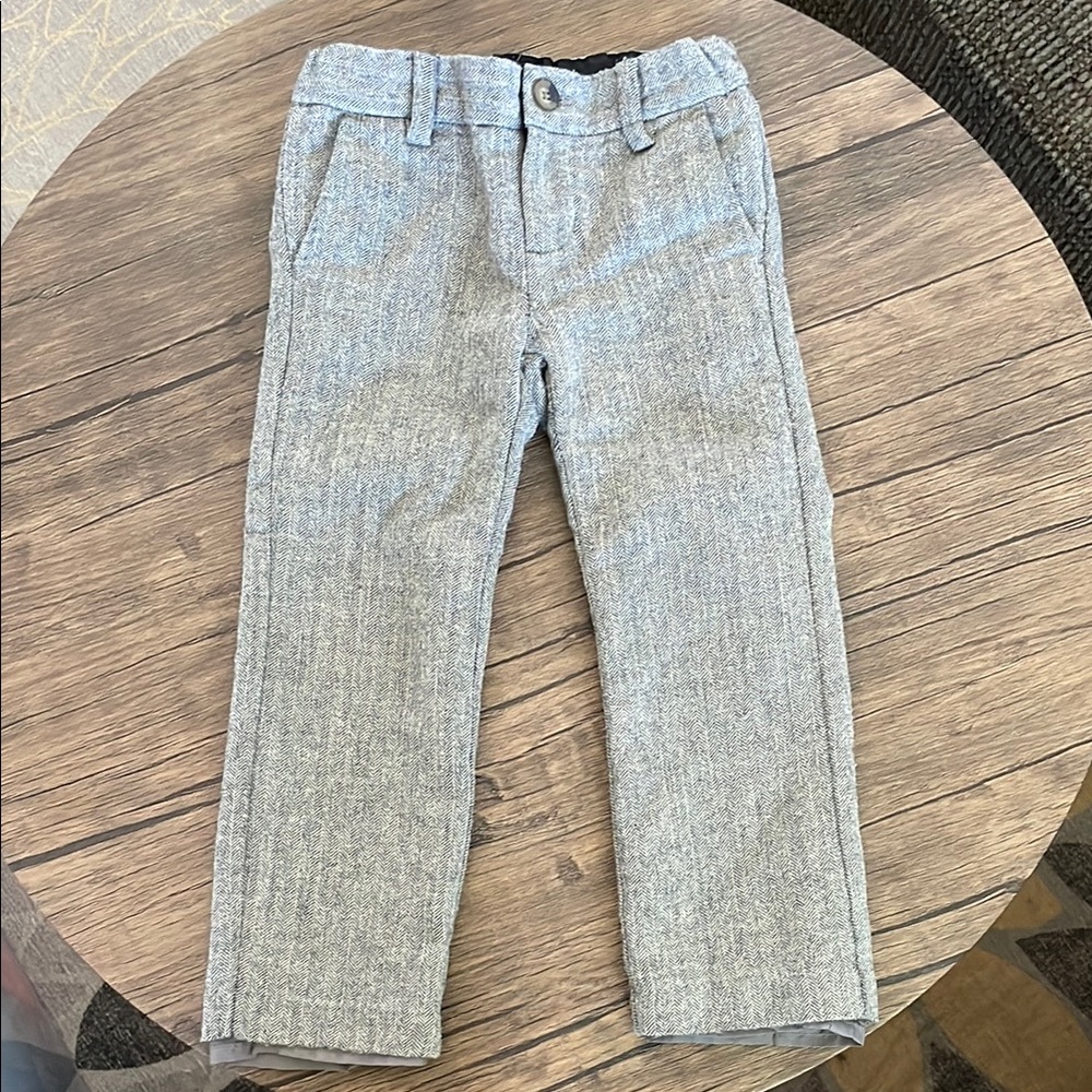 Janie and Jack Gray Formal Trousers